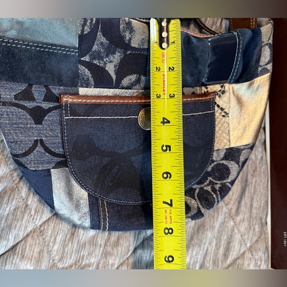 Coach Vintage Denim Patchwork Soho Shoulder Bag - Picture 8 of 9